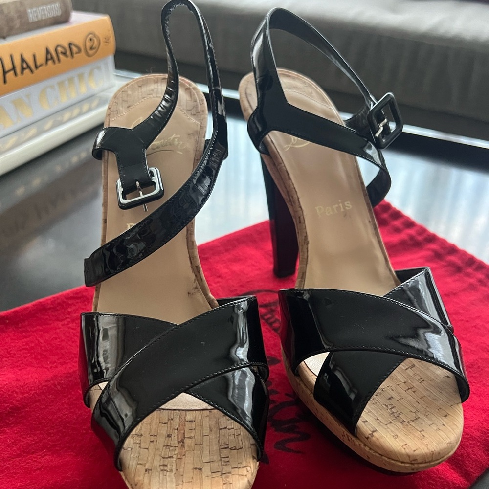 Christian Louboutin La Falaise 101 Cork Platform